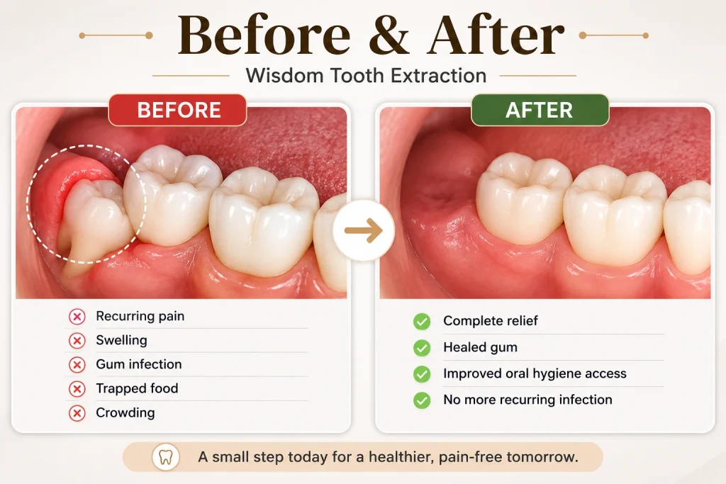 Wisdom Tooth Removal Treatment Result In harlur